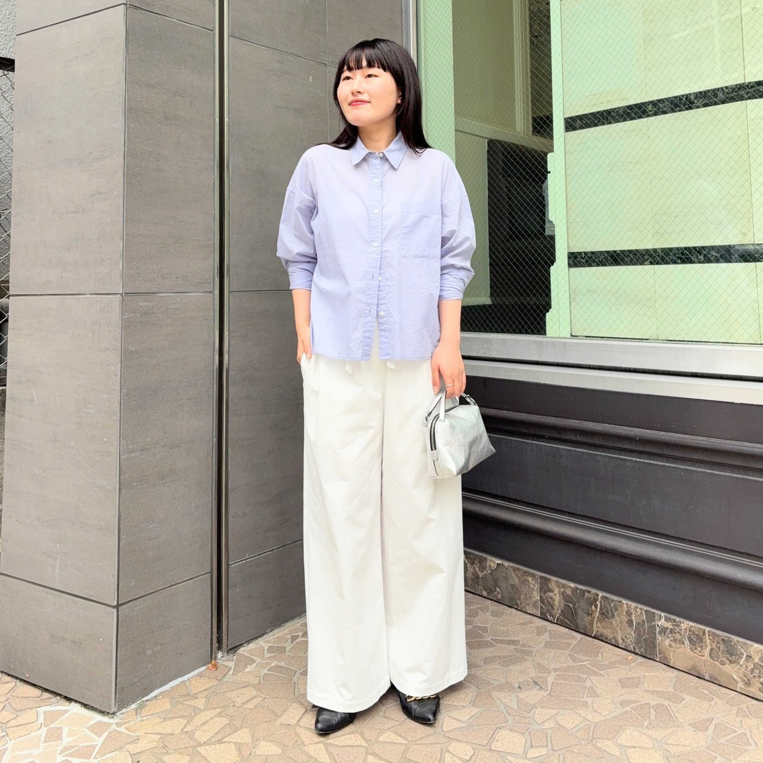 〈Demi-Luxe BEAMS〉KHADIオーバーショートシャツ