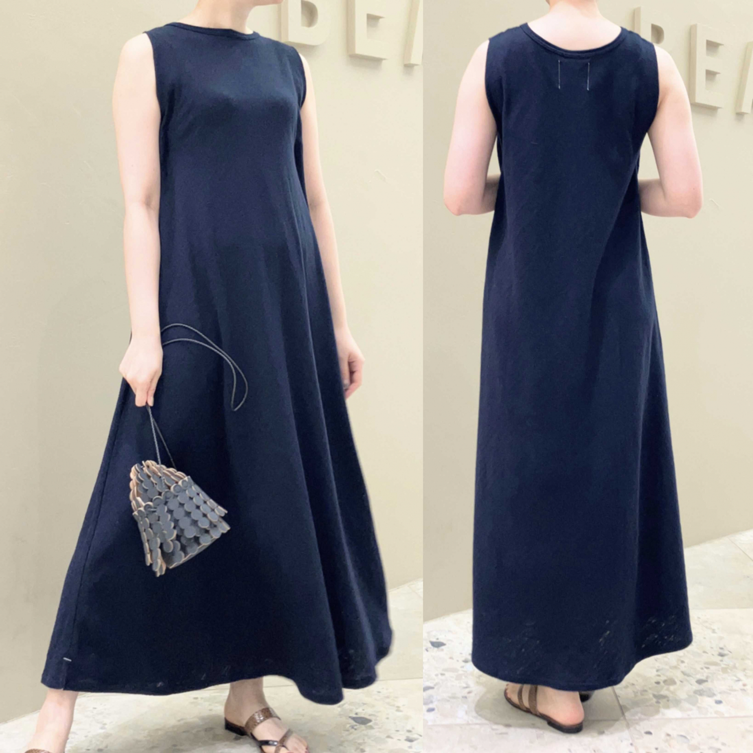 〈Demi-Luxe BEAMS〉AK+1/コットンジャージワンピース