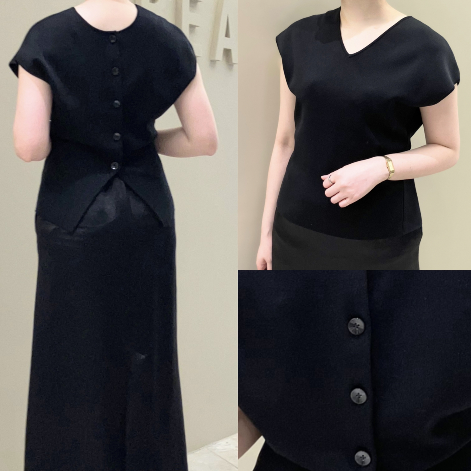 Demi-Luxe BEAMS〉2WAYフレンチカーディガンプルオーバー