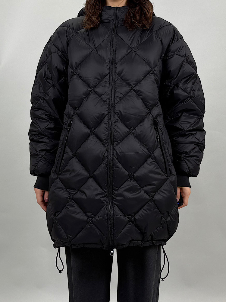 SHIPS WOMENS　『Wai＋ × TAION』:〈手洗い可能〉ミディ ダウンコート