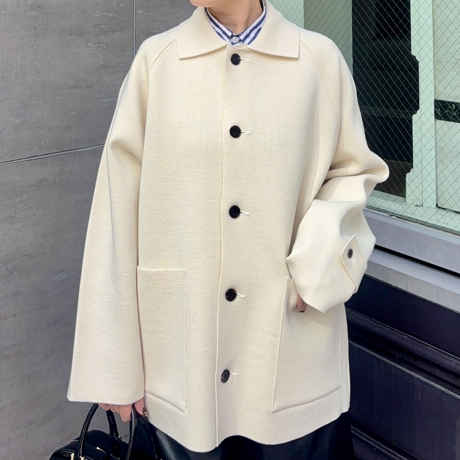 〈Demi-Luxe BEAMS〉BATONER / ミラノリブ カバーオール