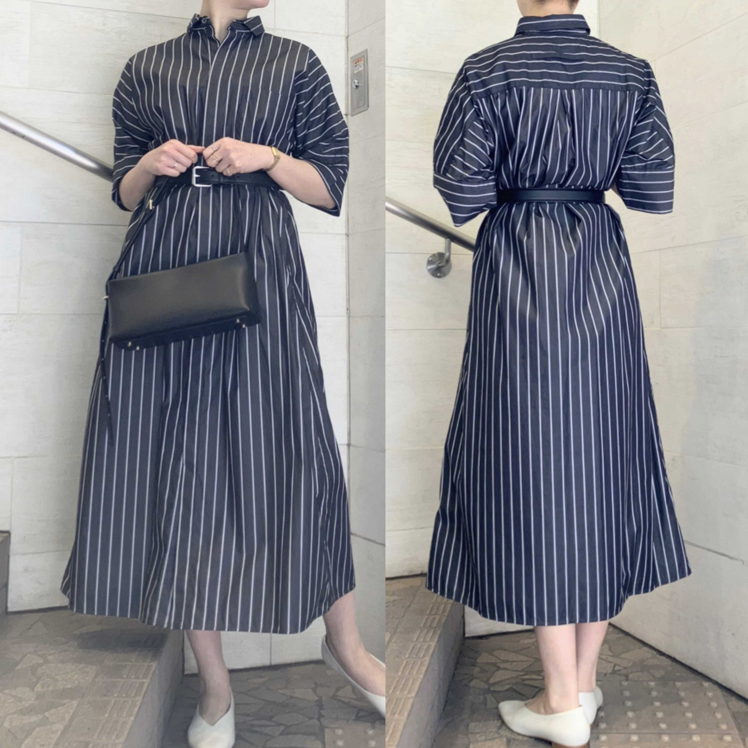 〈Demi-Luxe BEAMS〉TICCA/テントハーフスリーブワンピース