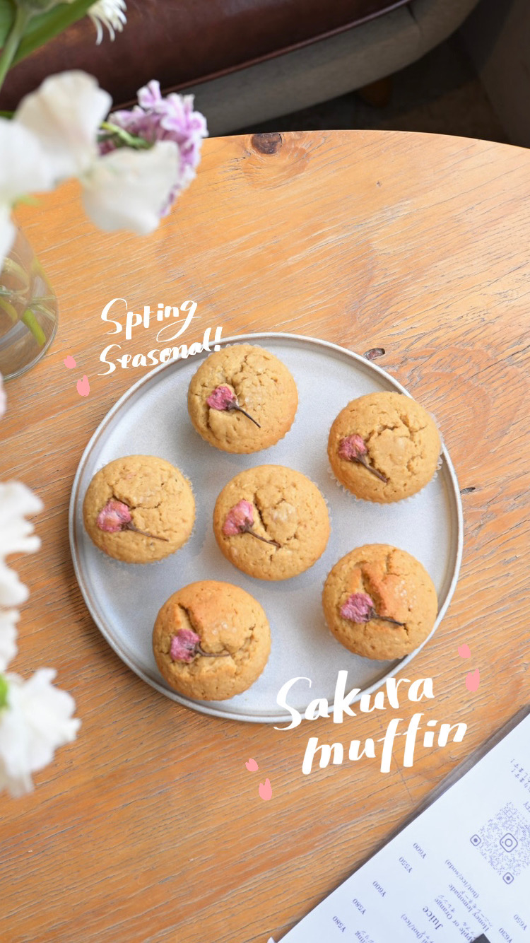 桜マフィン