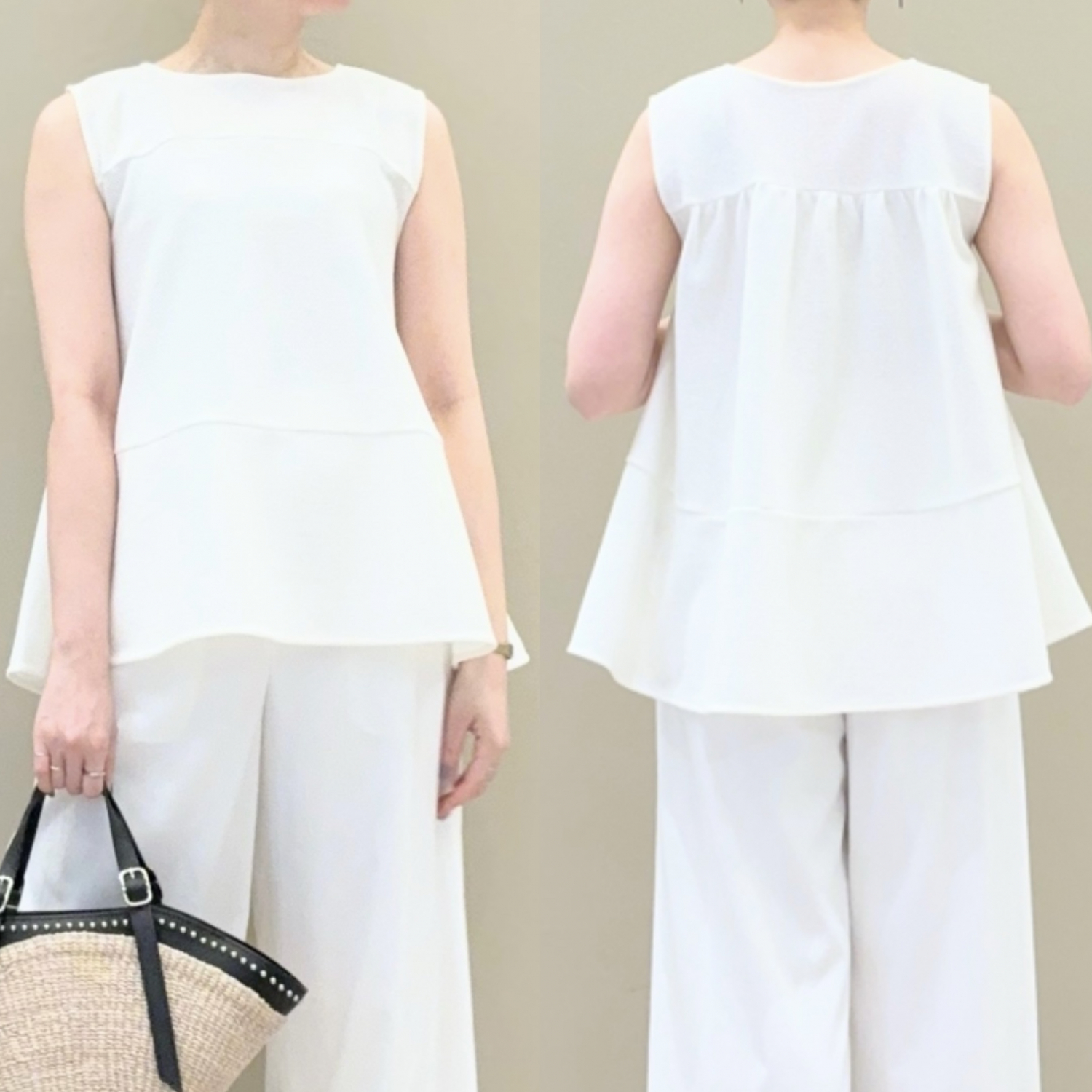 〈Demi-Luxe BEAMS〉ラッセルメッシュノースリーブプルオーバー