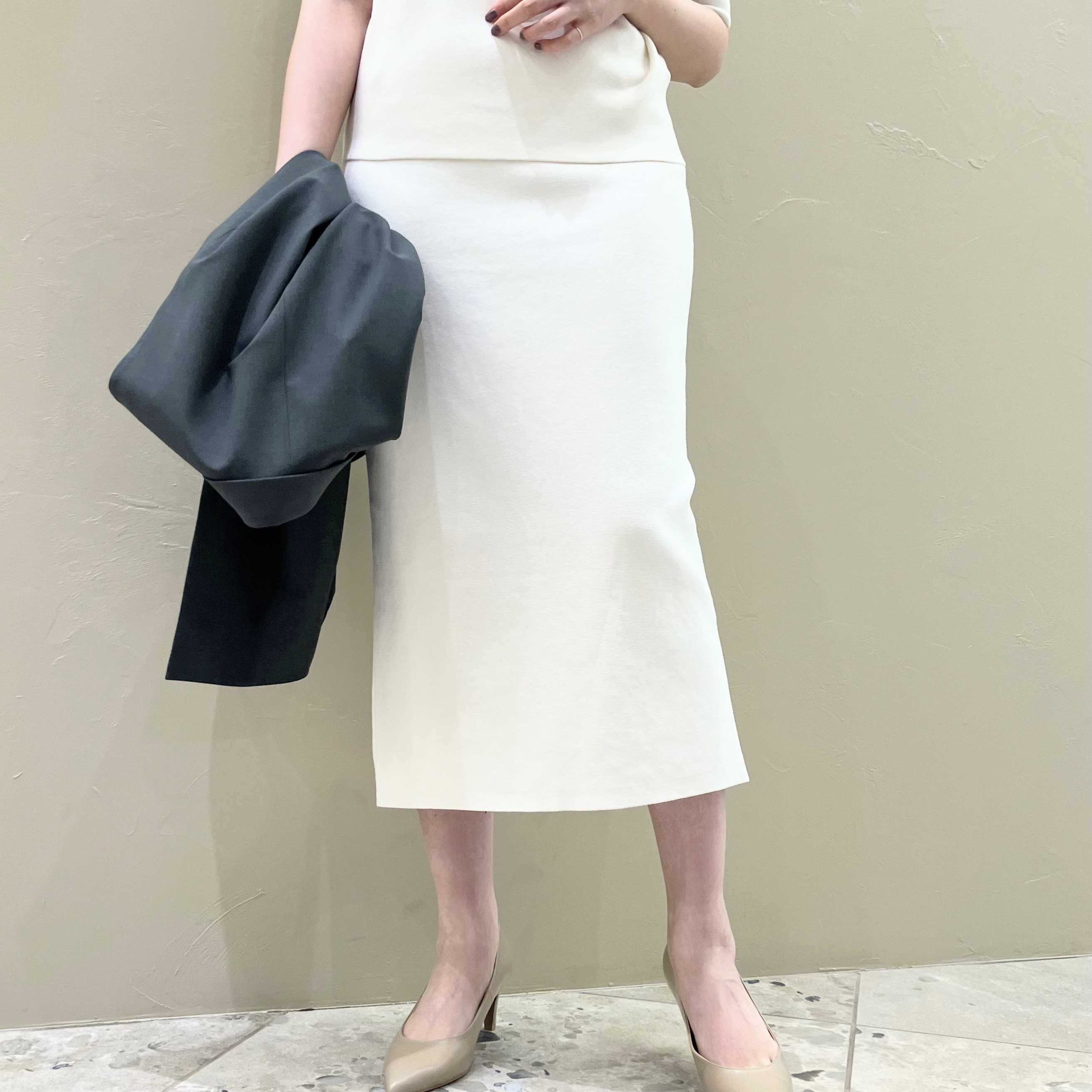Demi-Luxe BEAMS シンプル タイト ニットスカート .M. シンプル タイト ニットスカート .M（スカート）｜Demi-Luxe