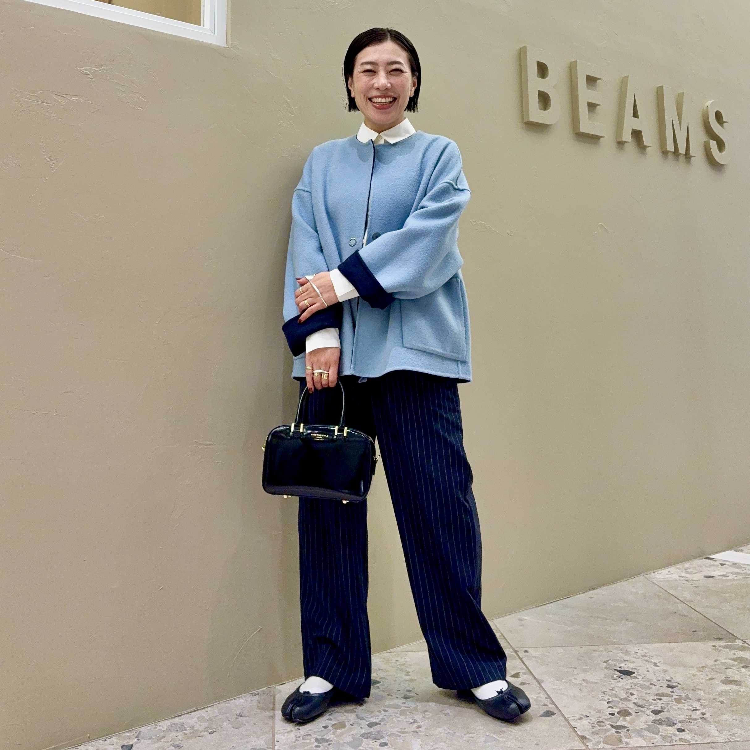 Demi-Luxe BEAMS ウール リバー ミドルコート