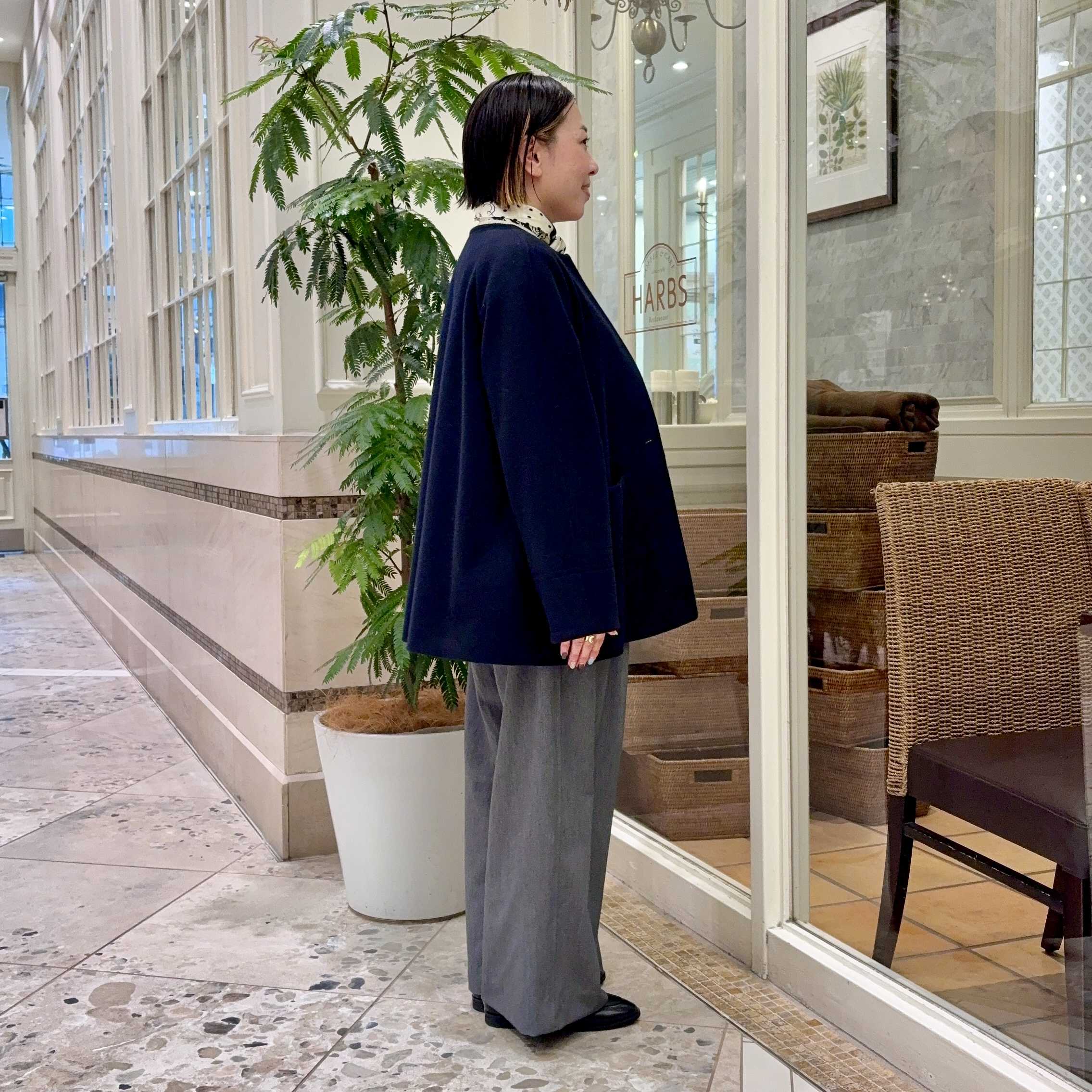 m*n様 Demi-Luxe BEAMS ソフトメルトン Aラインコート Demi-Luxe BEAMS（デミルクス ビームス）の「Demi-Luxe BEAMS / ソフト