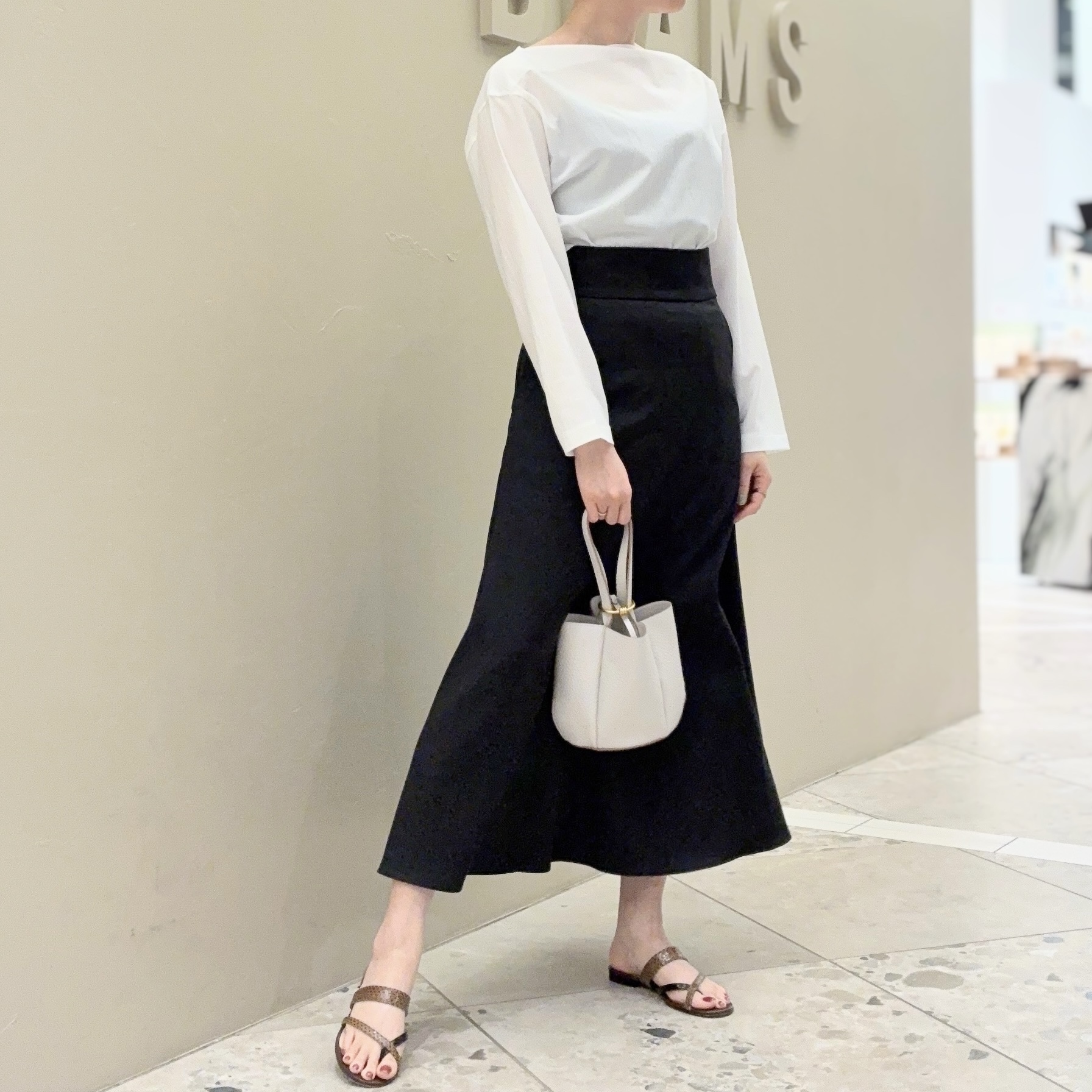 Demi-Luxe BEAMS〉 ナチュラルオックスフレアスカート | BEAMS