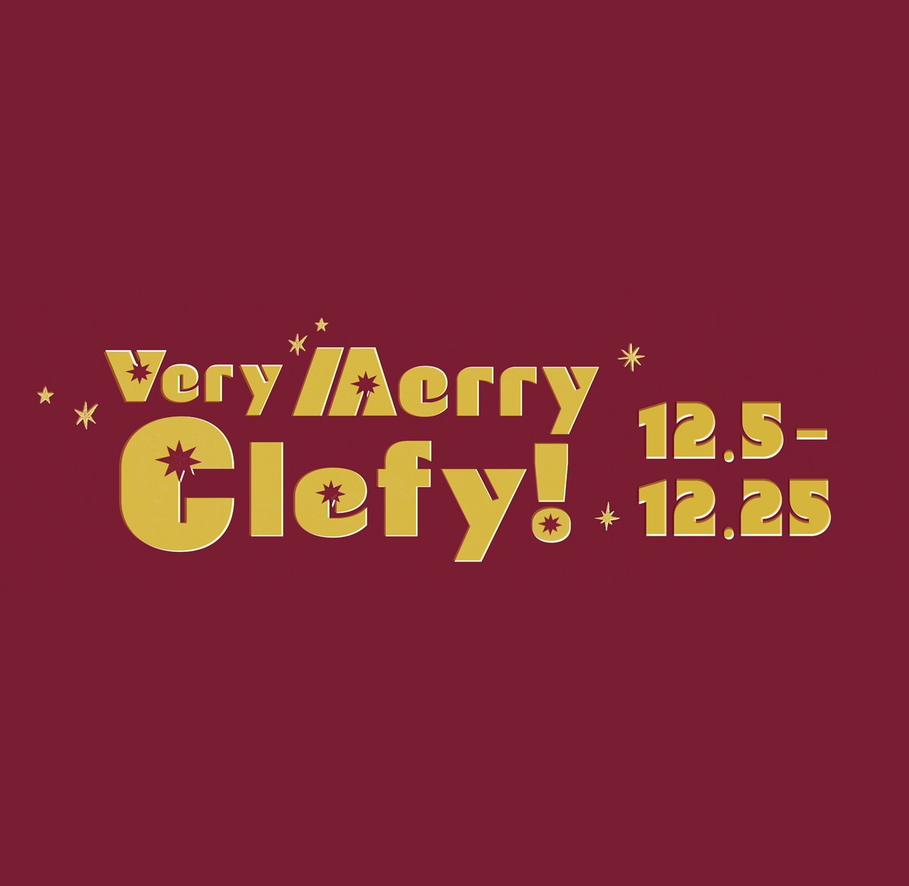 Very Merry Clefy！